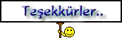 Te$ekkürler